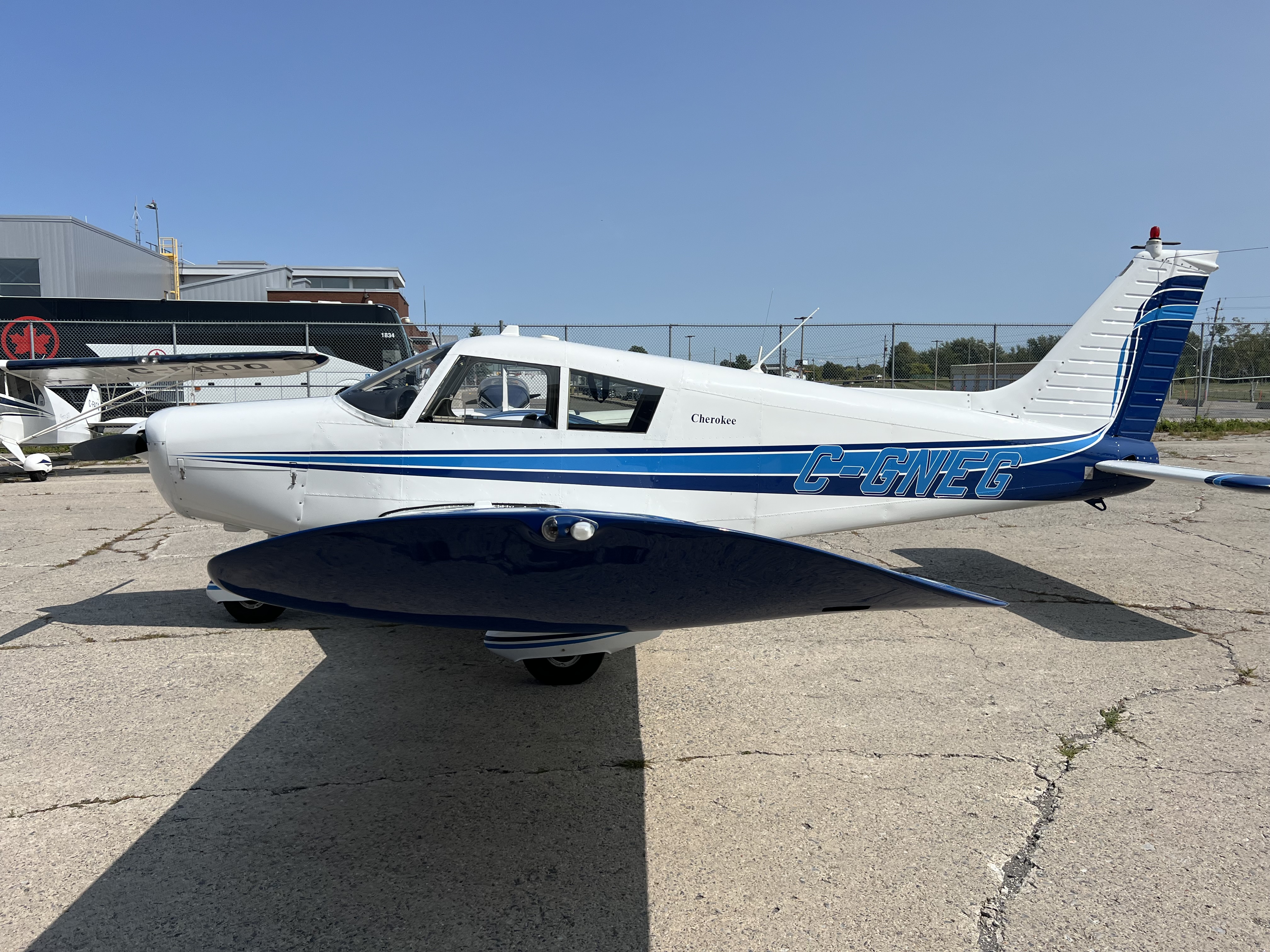 C-GNEG in flight